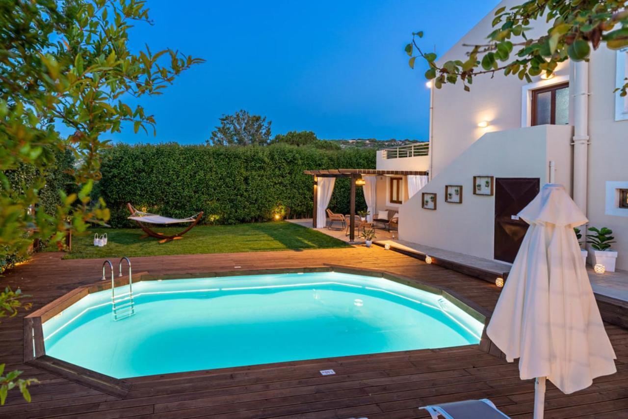 Villa Ellovos With Private Pool レティムノ エクステリア 写真